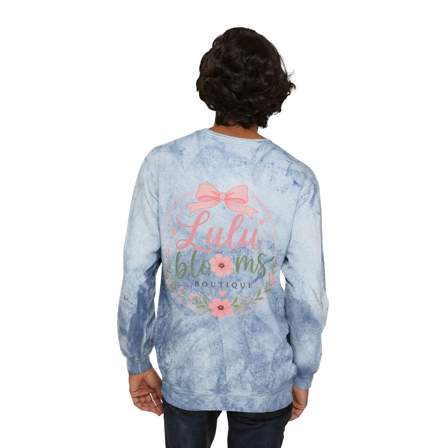 Unisex Color Blast Crewneck Sweatshirt