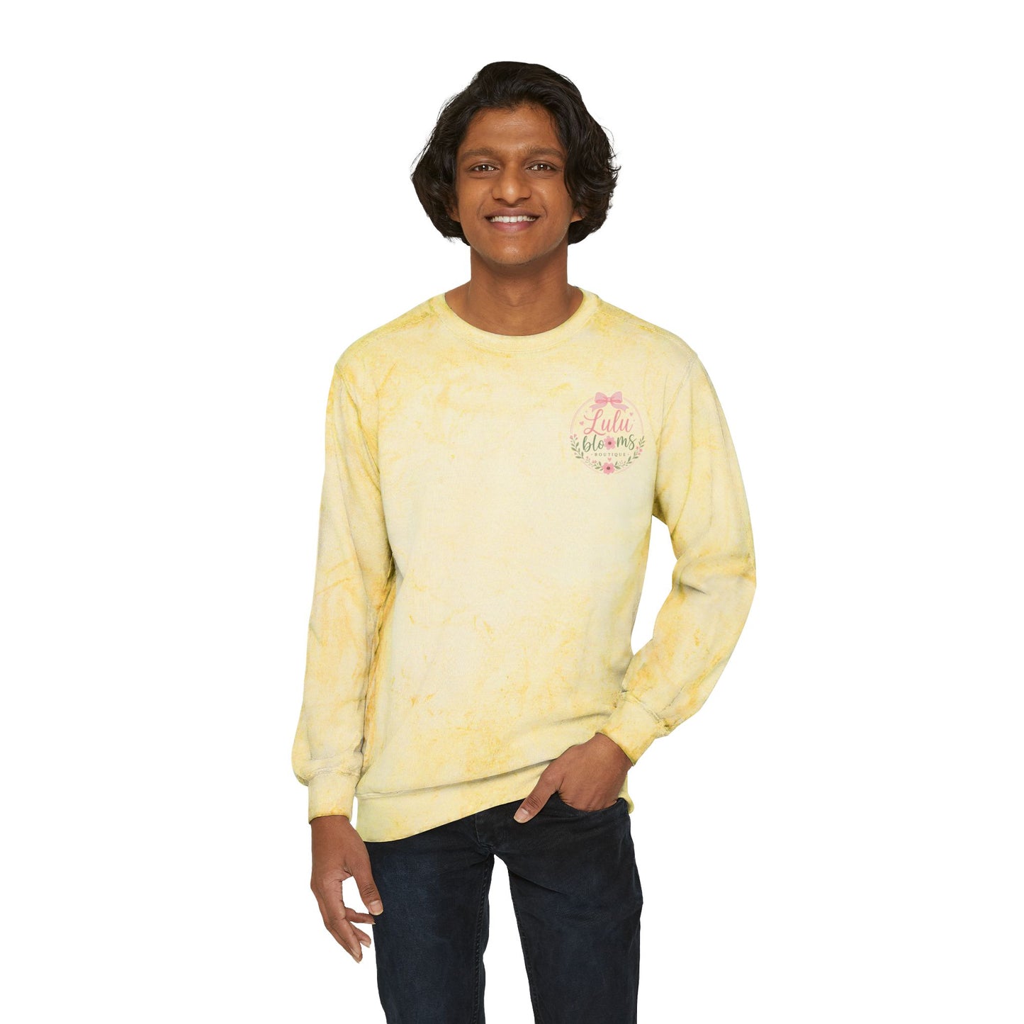 Unisex Color Blast Crewneck Sweatshirt