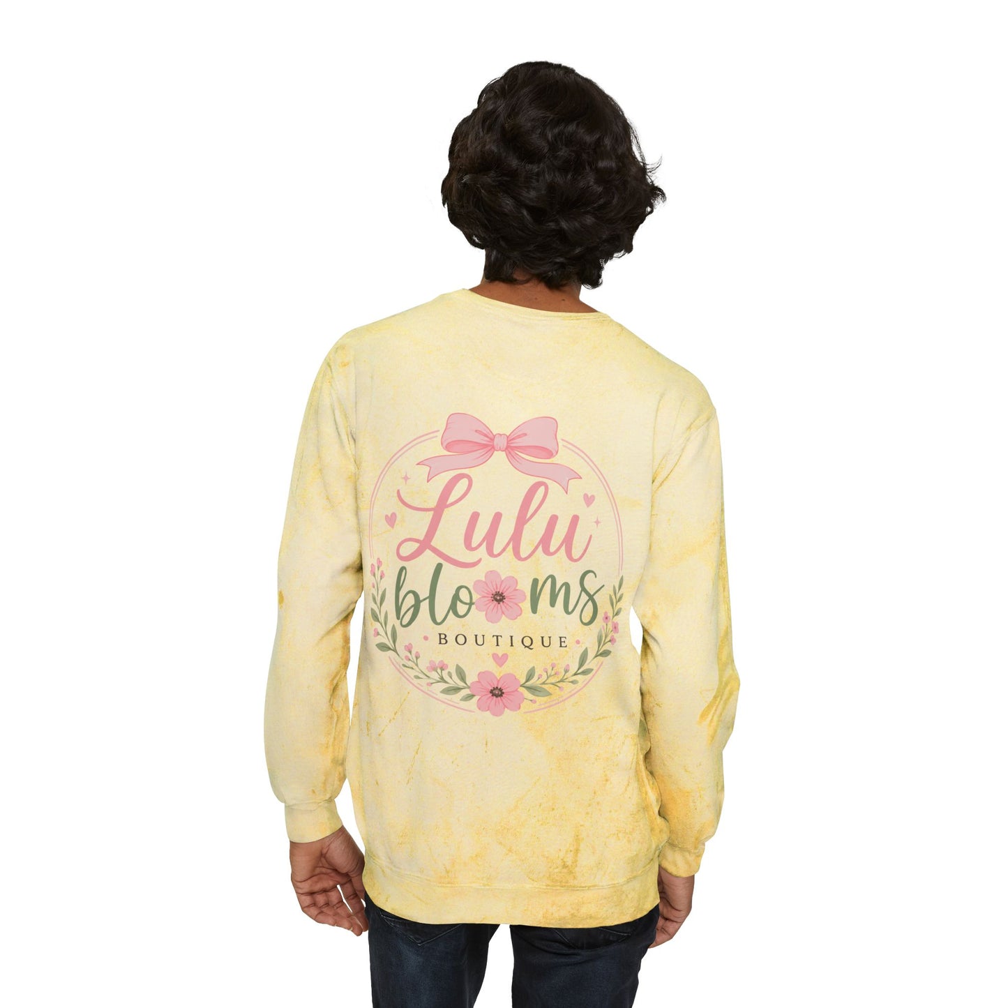 Unisex Color Blast Crewneck Sweatshirt