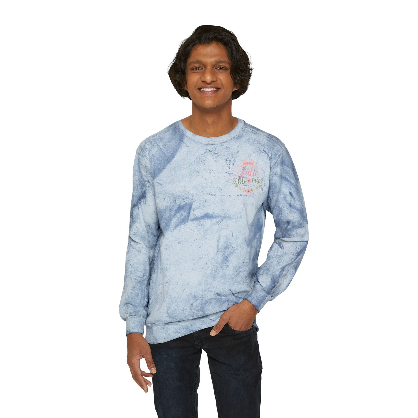 Unisex Color Blast Crewneck Sweatshirt
